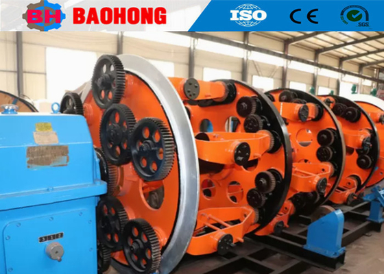 Armouring Machine نوار فولادی با سرعت بالا 42 + 42 Armoring سیم سیاره ای