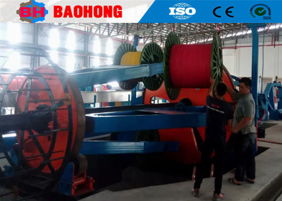 PLC Cable Laying Machine تجهیزات ساخت کابل بابینز 1800 میلی متر