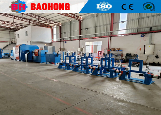 Stranding Single Twist Bunching Machine 1000r/Min Auto Tension