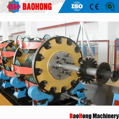 ماشین زرهی سیم فولادی کنترلی PLC 100٪ پیچش پشت